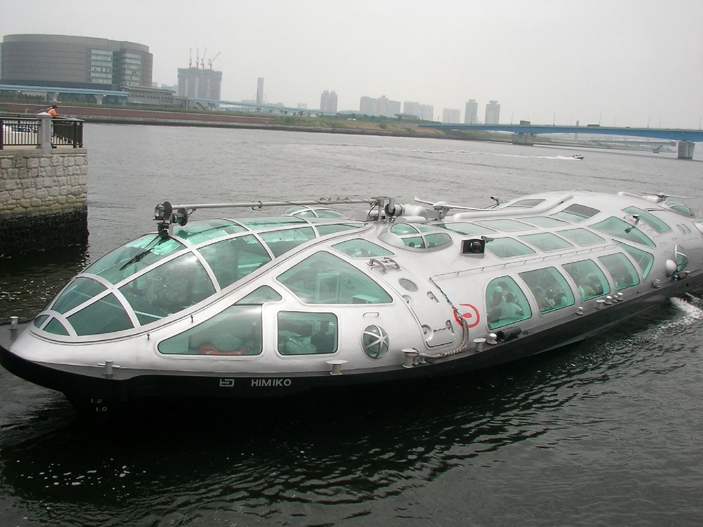 1024x768, 158 Kb / речной трамвайчик, Токио, судно, лодка, катер, Япония, Himiko