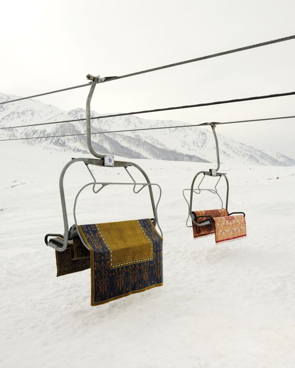 1200x1496, 148 Kb / канатная дорога, горы, снег, ковер