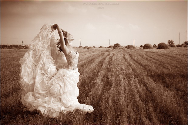 620x413, 83 Kb / поле, девушка, платье, юбка, сепия