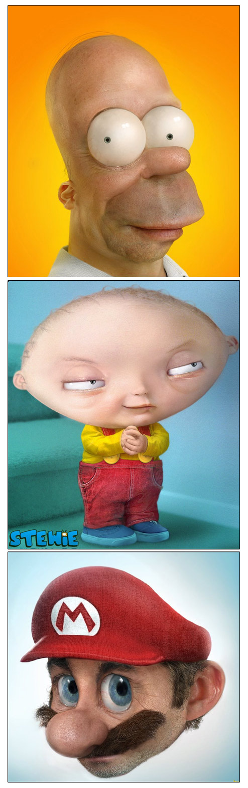 494x1569, 151 Kb / симпсоны, марио