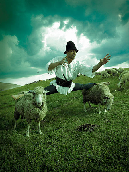 450x600, 151 Kb / бараны, ниндзя, пастух, шпагат