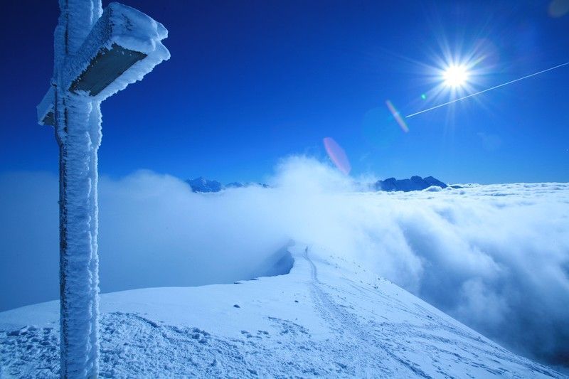 800x533, 53 Kb / гора, снег, крест