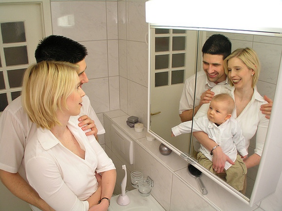 580x435, 101 Kb / отражение, ребенок