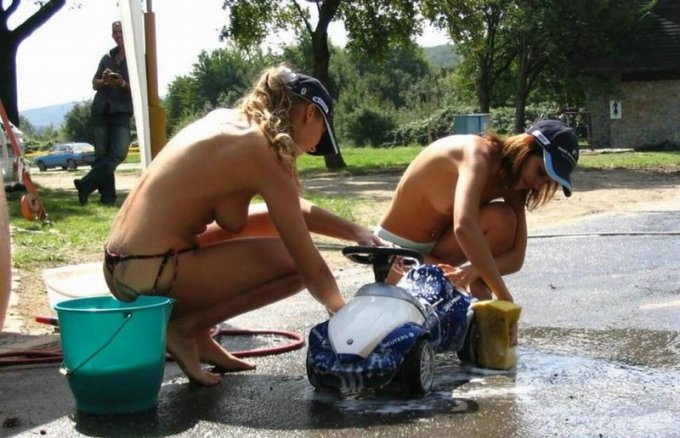 680x438, 73 Kb / мойка, самокат