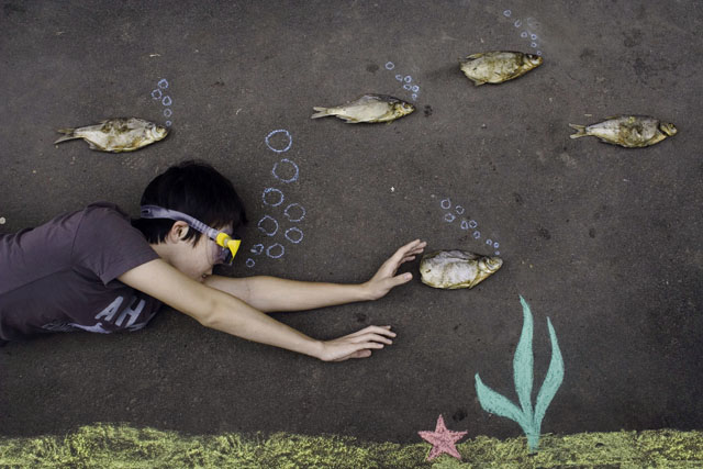 640x427, 98 Kb / рыбы, плаванье, рисунок