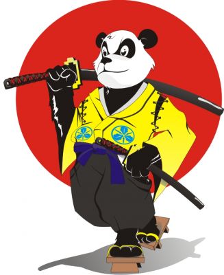 327x400, 23 Kb / панда, кимано