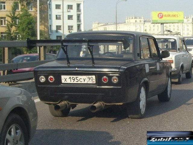 640x480, 73 Kb / мечта, тюнинг, жигули, спойлер, глушитель