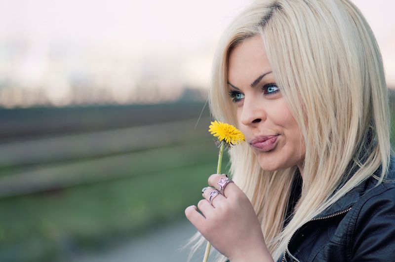 800x531, 47 Kb / одуванчик, блондинка