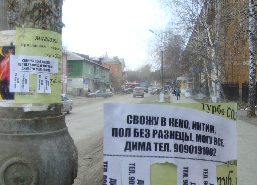 850x614, 101 Kb / дима, объявление, интим, столб