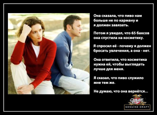 500x369, 88 Kb / пиво, косметика, реклама