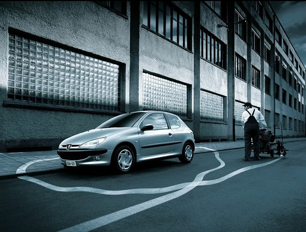 596x452, 132 Kb / christophe gilbert, peugeot, реклама, автомобиль