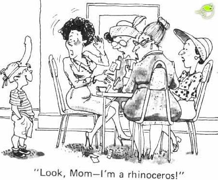 449x372, 41 Kb / рисунок, носорог, фаллоимитатор, мама, страпон