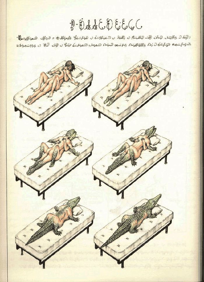 700x965, 265 Kb / кровать, крокодил