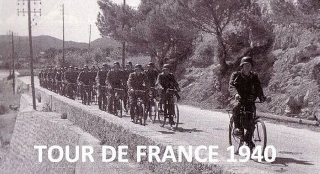 636x347, 83 Kb / фрицы, велосипед, дорога