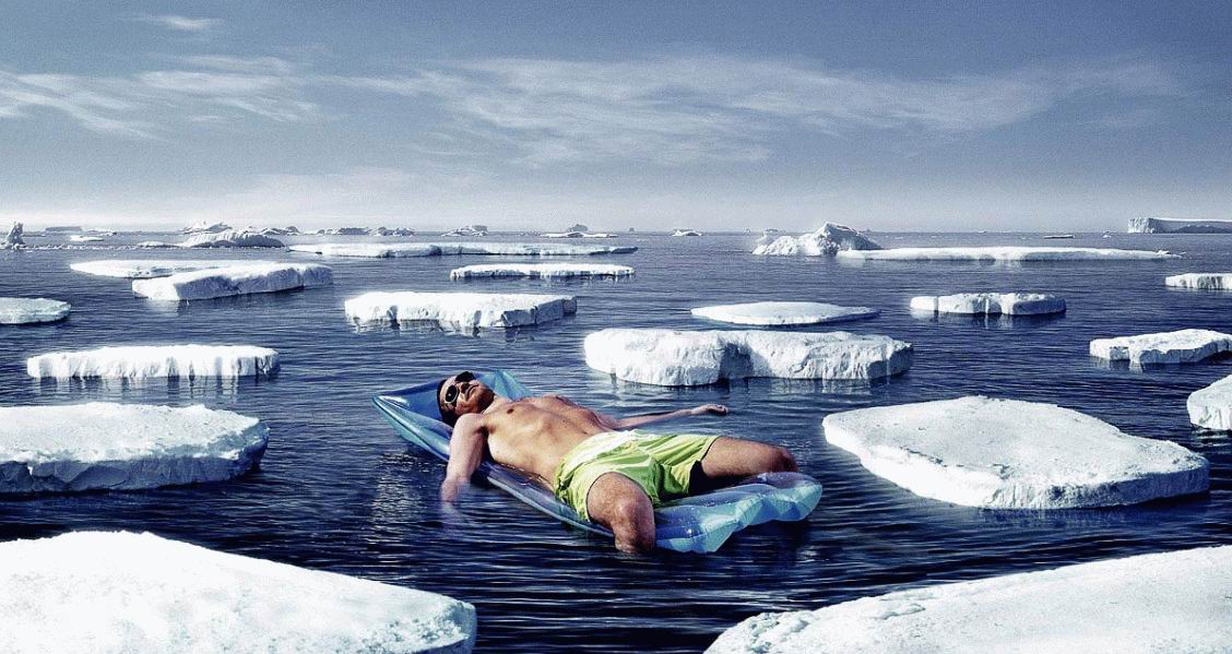 1128x599, 135 Kb / море, матрас, льдины