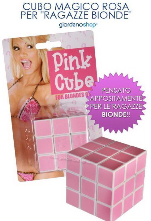 499x728, 83 Kb / блондинка, кубик Рубика