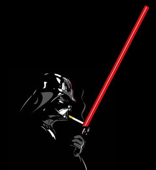 500x543, 20 Kb / звездные войны, сигарета