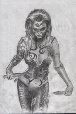 322x481, 32 Kb / сиськи, ножи