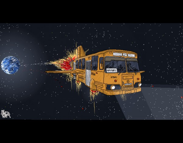 600x469, 52 Kb / автобус, космос