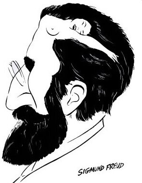 293x378, 69 Kb / зигмунд фрейд, портрет, ню, ч/б