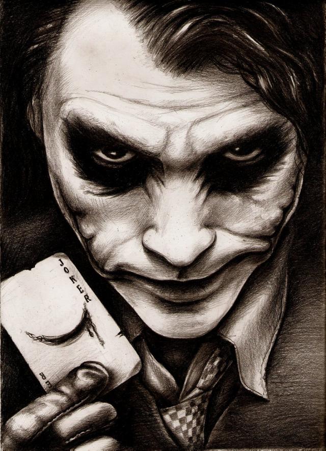 640x886, 118 Kb / джокер, рисунок, карта