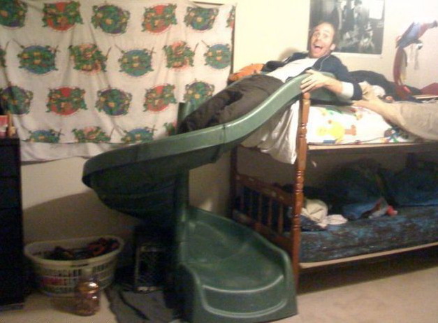 627x462, 74 Kb / кровать, горка