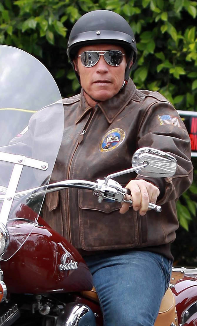 670x1107, 142 Kb / арнольд шварценеггер, байкер, мотоцикл