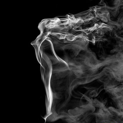 404x404, 51 Kb / дым, женский силуэт