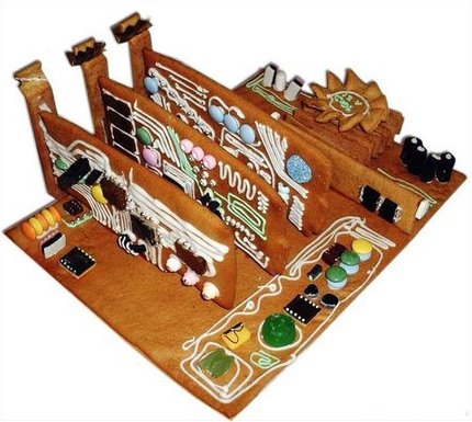 430x385, 44 Kb / плата, мама, печеньки, конфеты, motherboard