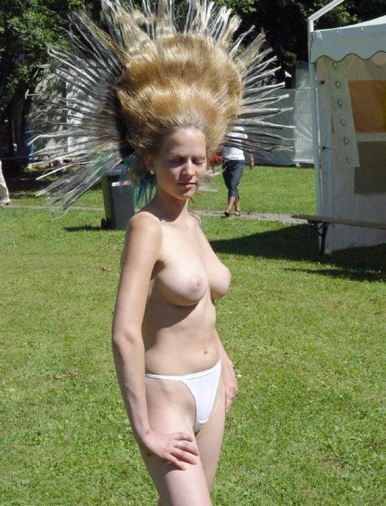 550x722, 178 Kb / волосы торчком, прическа, солнце