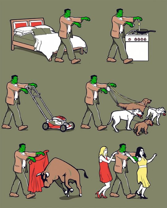 540x671, 65 Kb / франкенштейн, зомби