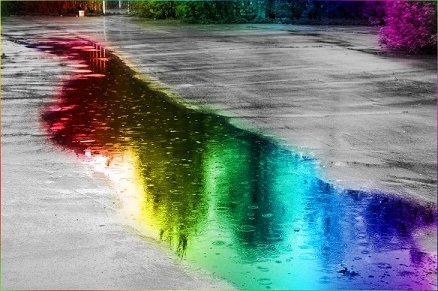 438x291, 41 Kb / лужа, асфальт