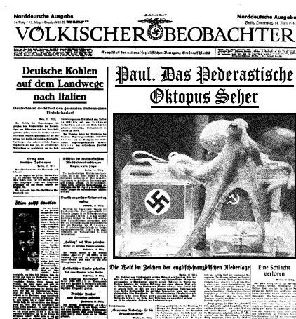 422x455, 111 Kb / пауль, газета, предсказание, осьминог, ссср, нацисты