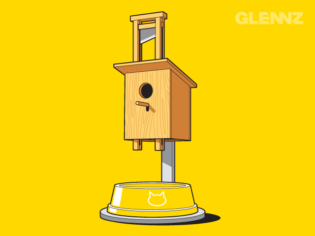 640x480, 92 Kb / скворечник, гильотина