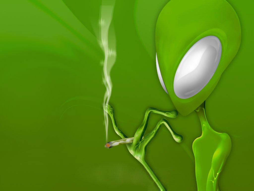 1024x768, 74 Kb / инопланетянин, сигарета