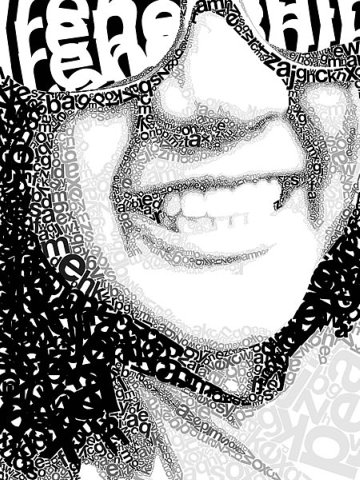 360x480, 70 Kb / Слова, портрет, буквы