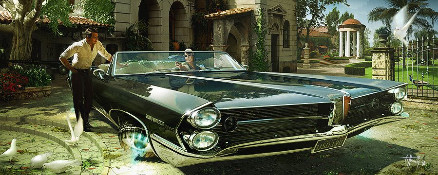 899x360, 137 Kb / стильно, авто, назад в будущее