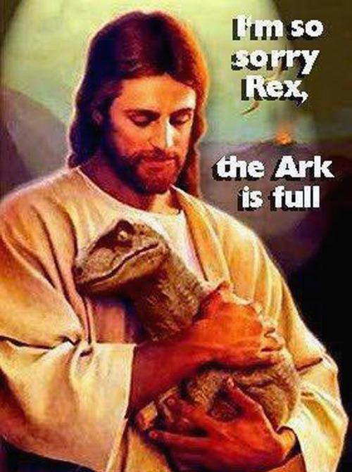 500x671, 55 Kb / исус, динозавр, ковчег