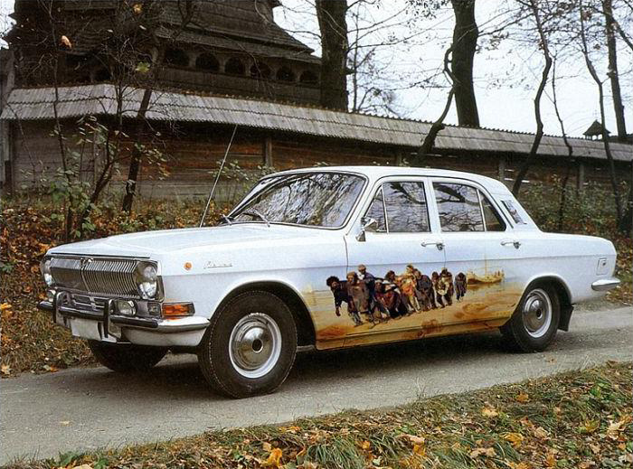 700x519, 188 Kb / Волга, бурлаки, картина, автомобиль, машина