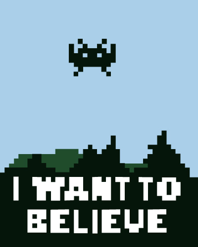 400x497, 21 Kb / я хочу верить, пиксель