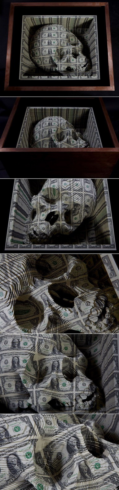 384x1572, 240 Kb / доллары, череп