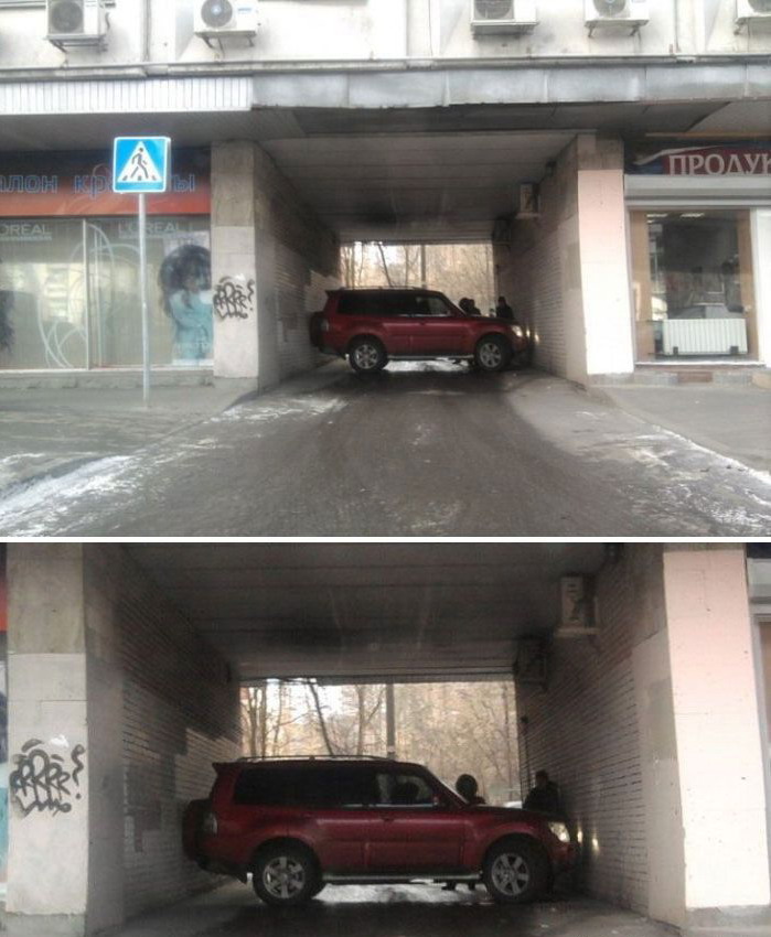 699x850, 122 Kb / джип, арка