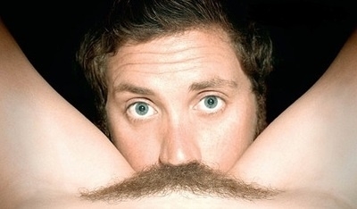 400x234, 48 Kb / усы, пизда, лобок, куннилингус