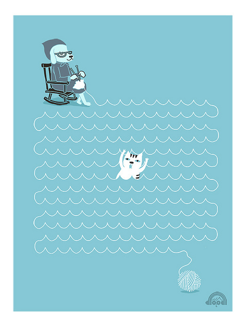 481x640, 117 Kb / собака, кошка, клубок