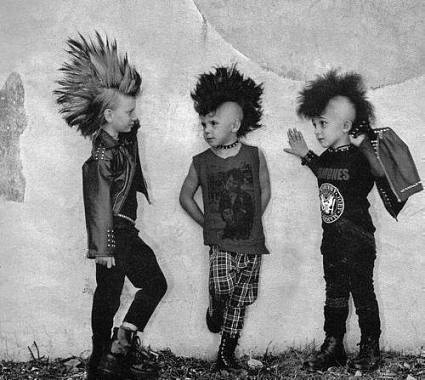 425x380, 47 Kb / панки, дети, ирокез