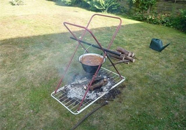 639x447, 52 Kb / сушилка, костер