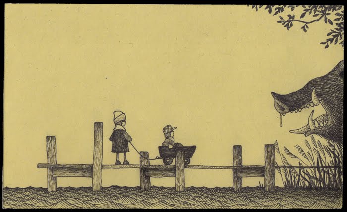 700x427, 48 Kb / кабан, тележка, пристань, сепия, причал