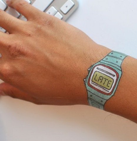 466x480, 41 Kb / часы, рисунок, рука