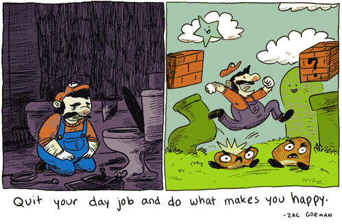 499x327, 34 Kb / марио, сантехник, унитаз, рутина, счастье