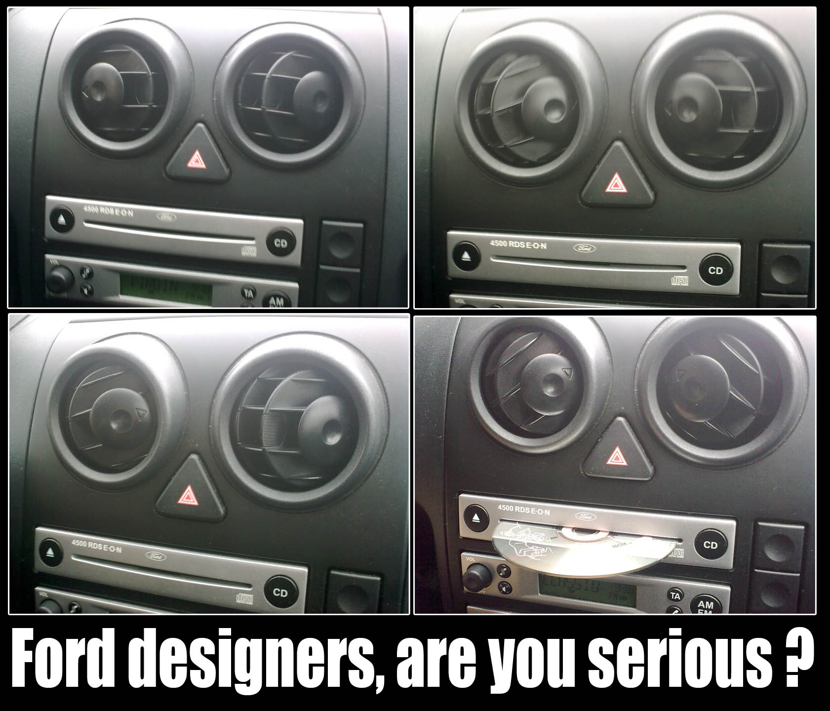 1681x1440, 202 Kb / cd, привод, форд, дизайн, лицо, обдув, панель